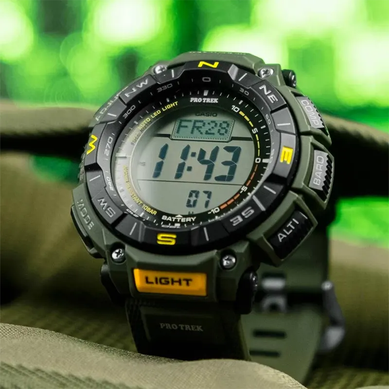 Casio Pro Trek Men's Solar Powered Climber Men's Watch- PRG-340-3